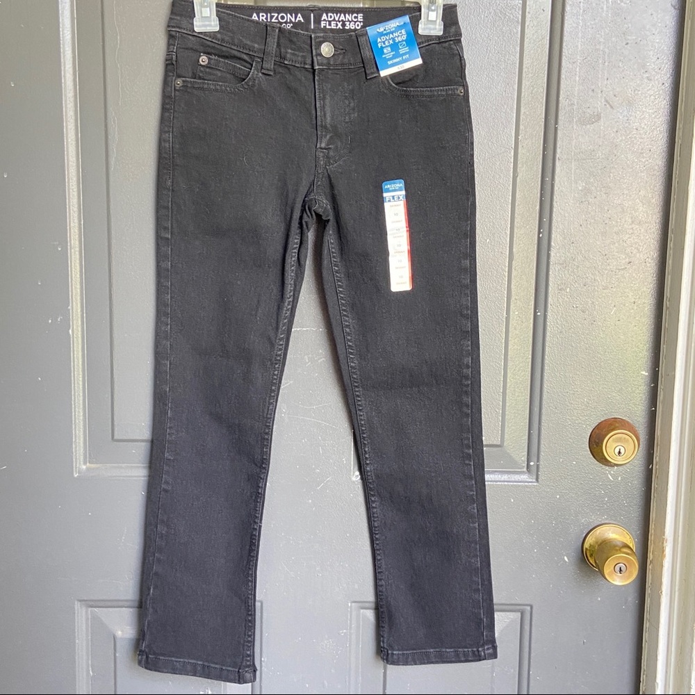 Arizona Jeans Advance Flex 360 Black Skinny Size10